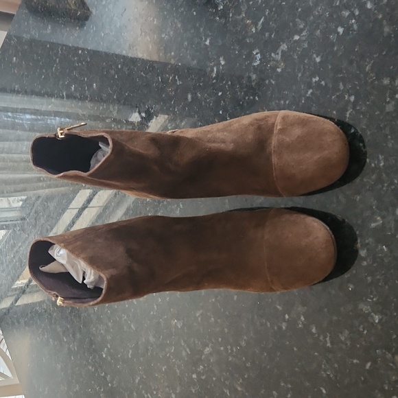 Women's J. Crew Brown Suede Boots Size 9.5 - Picture 2 of 11